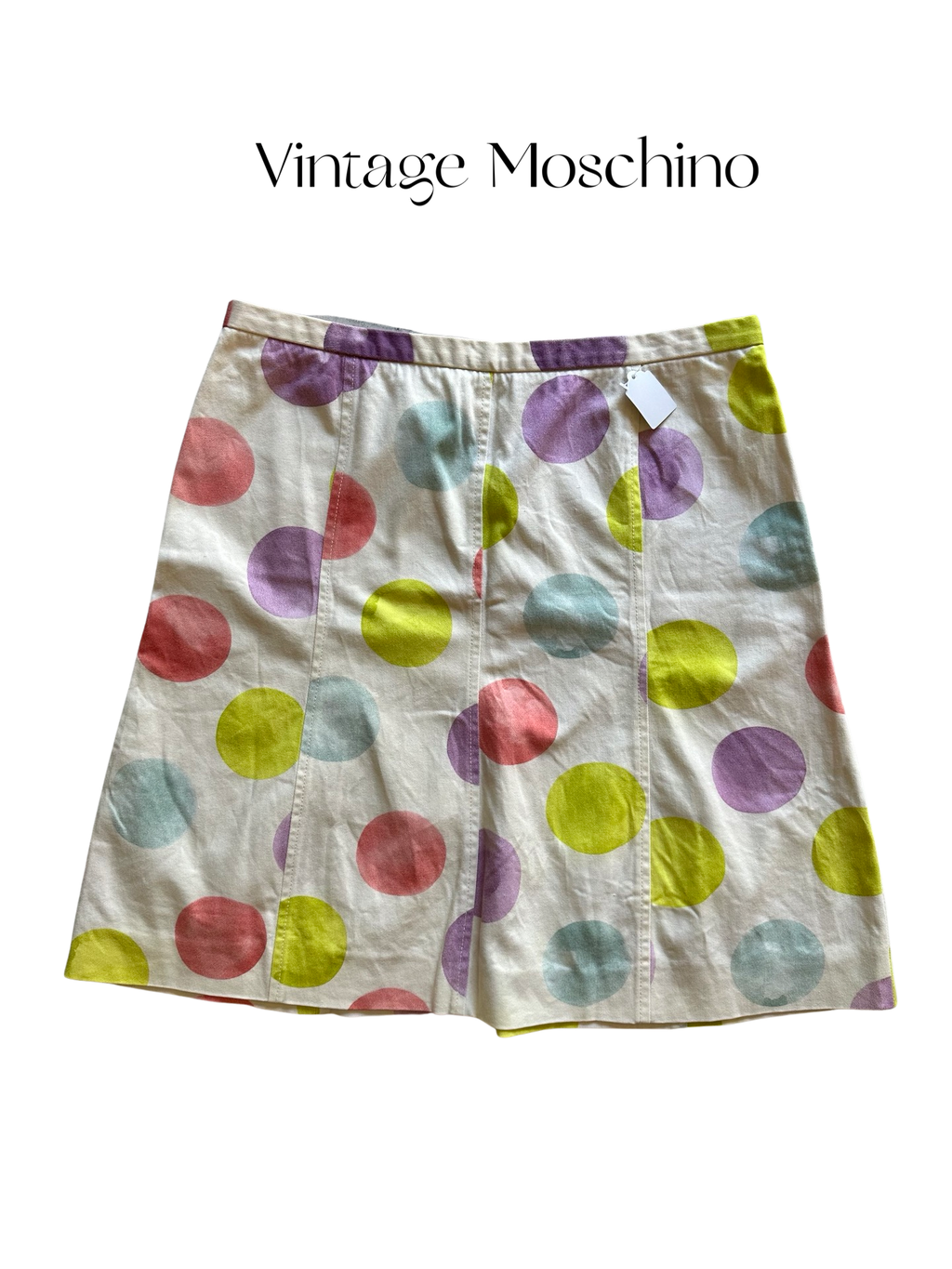 Vintage Moschino Dot Skirt