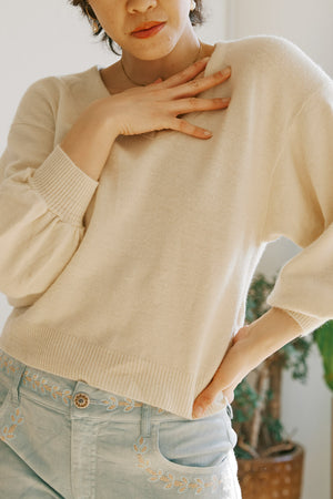Vintage DVF Cream Sweater