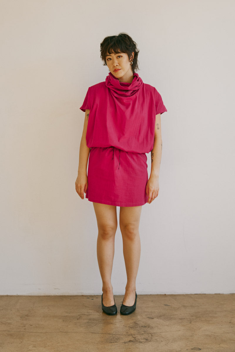 Vintage Kenzo Red Knit Dress