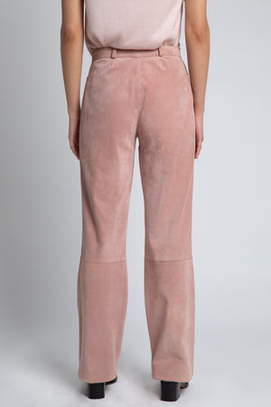 Vintage Moschino Pink Genuine Suede Pants