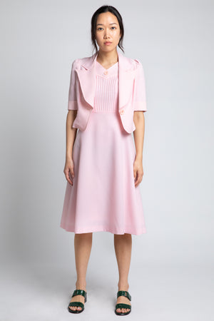 Vintage Japanese Pink Dress Set