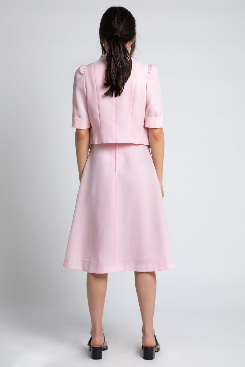 Vintage Japanese Pink Dress Set