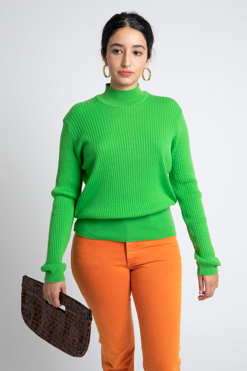 Vintage Yves Saint Laurent Green Sweater