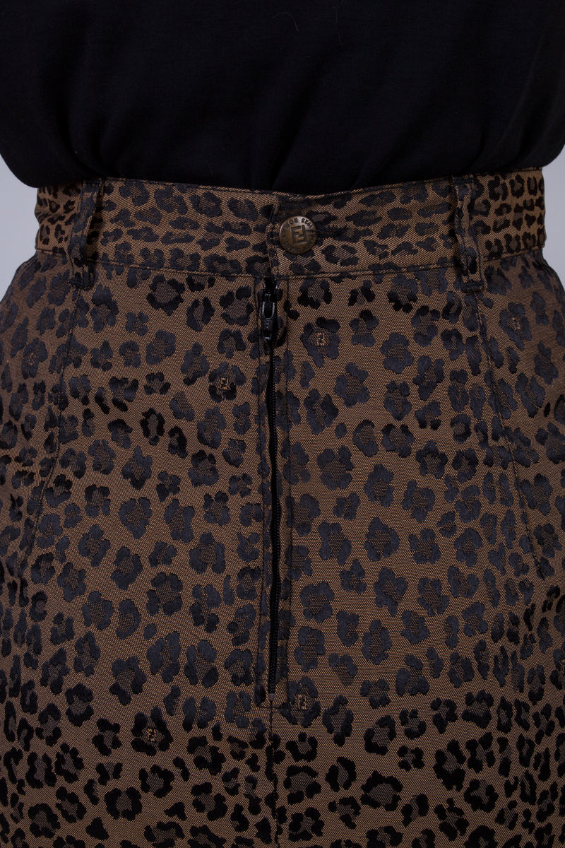 Vintage Fendi Animal Skirt