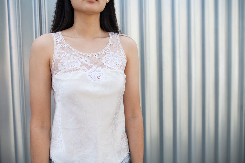 Vintage Christian Dior Lace Cami Top