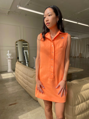Vintage Lacoste Orange Mini Dress